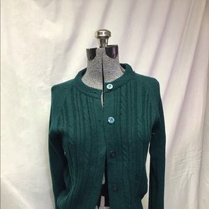 Vintage Cabled Button Down Cardigan